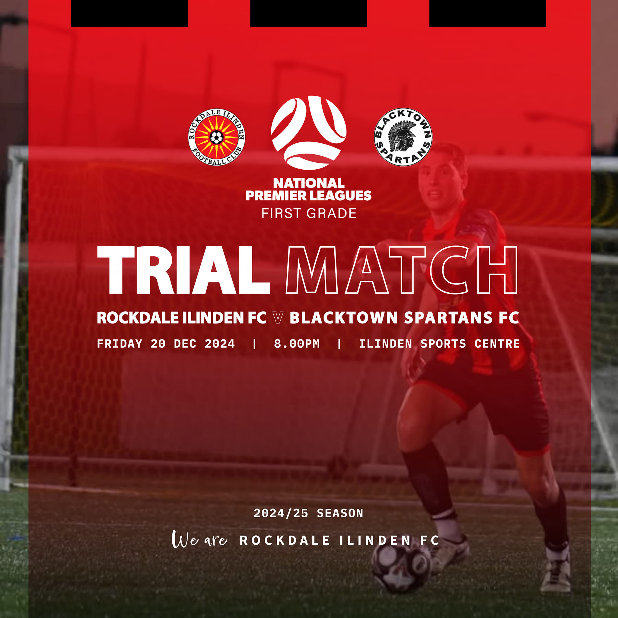 TRIAL MATCH FIRST GRADE ROCKDALE V BLACKTOWN SPARTAN FC