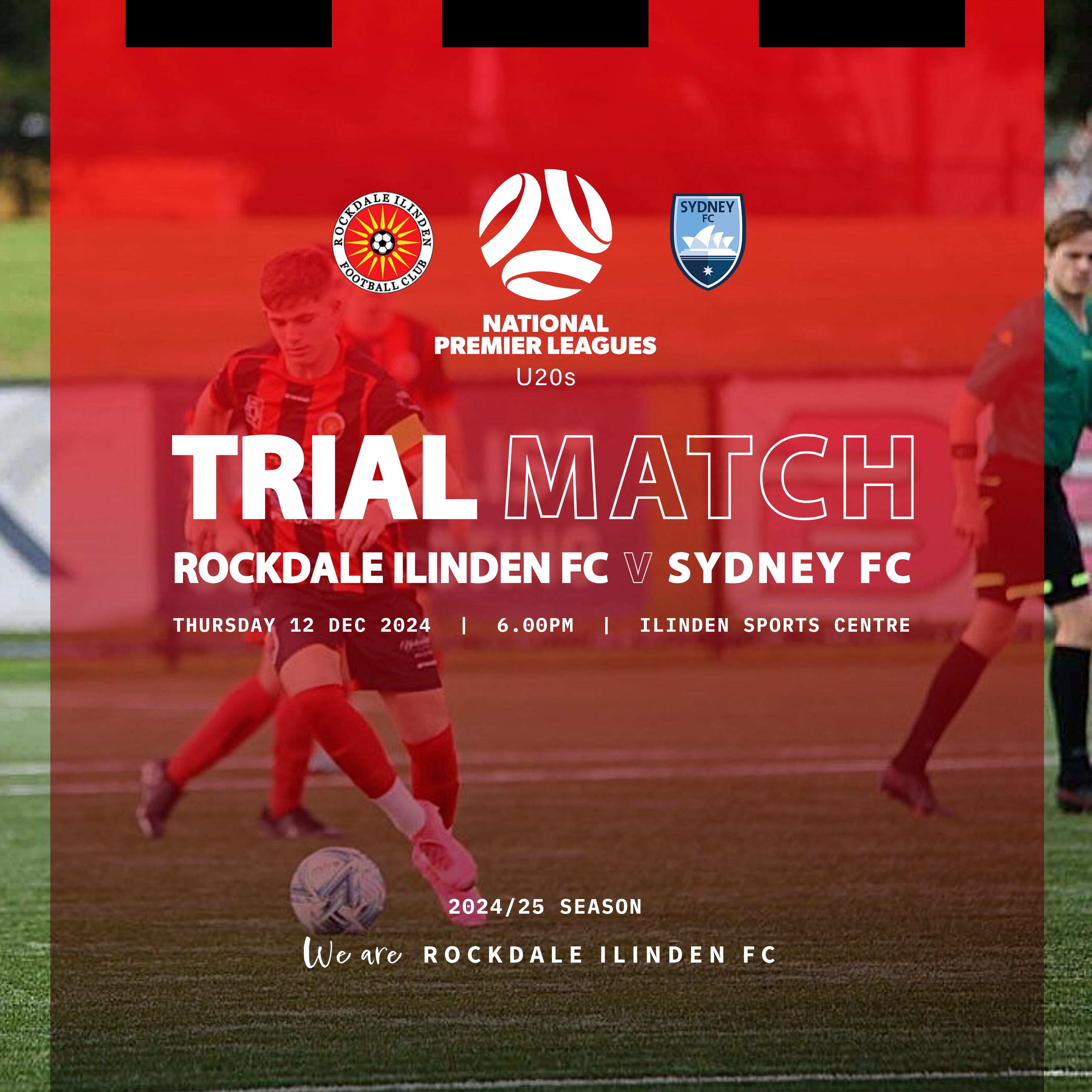 TRIAL MATCH UNDER 20s ROCKDALE V SYDNEY FC