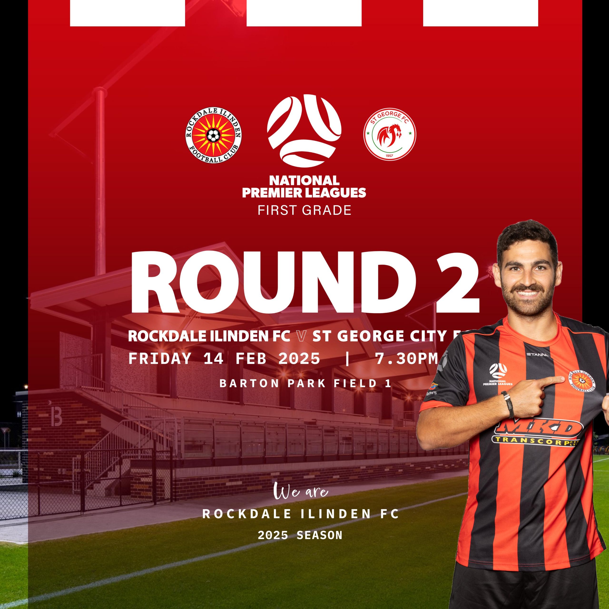 ROUND 2 Rockdale v St George FC